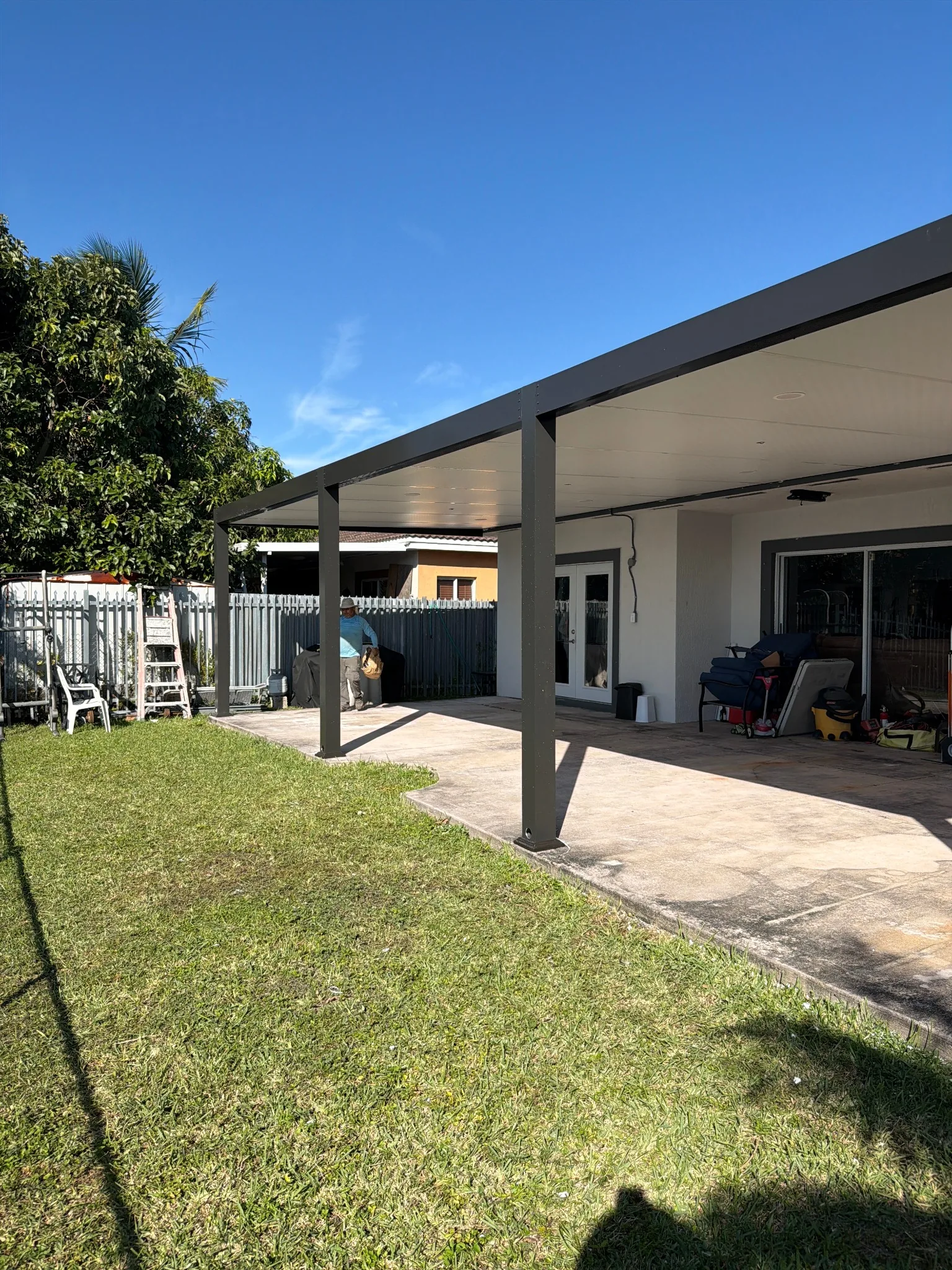 Pergola project photo for Kendall homeowners